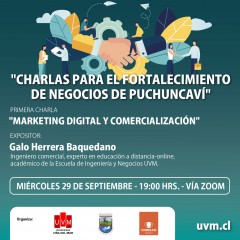 AUMENTA TUS HABILIDADES: CHARLAS PARA EL FORTALECIMIENTO DE NEGOCIOS DE PUCHUNCAVÍ