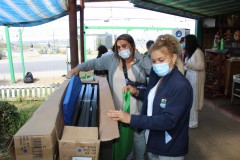 GRACIAS A PROGRAMA PROMOCIÓN DE SALUD SE ENTREGA EQUIPAMIENTO A FERIA LIBRE DE LAS VENTANAS