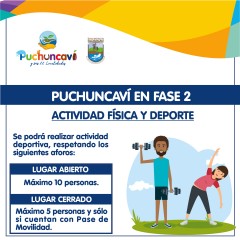 PUCHUNCAVÍ INGRESA A FASE 2 