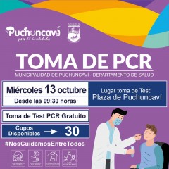 TOMA MUESTRAS PCR EN LA COMUNA