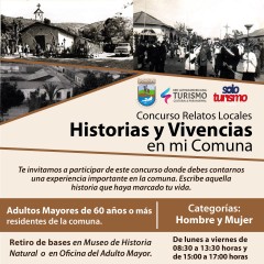 COMPARTE TUS HISTORIAS Y VIVENCIAS  EN LA COMUNA DE PUCHUNCAVÍ