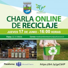 NUEVA CHARLA DE RECICLAJE ONLINE