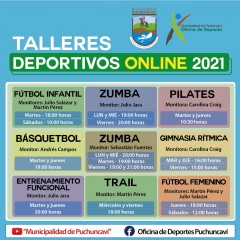TALLERES DEPORTIVOS ONLINE