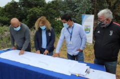 ALCALDESA HACE ENTREGA DE TERRENO QUE CONTEMPLA INVERSIÓN MUNICIPAL PARA LA CONSTRUCCIÓN DE SEDE SOCIAL EN HORCÓN