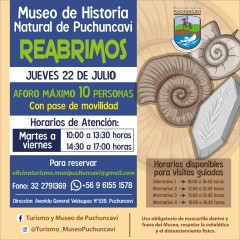 REAPERTURA MUSEO DE HISTORIA NATURAL DE PUCHUNCAVÍ