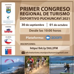 PRIMER CONGRESO DE TURISMO DEPORTIVO PUCHUNCAVÍ 2021