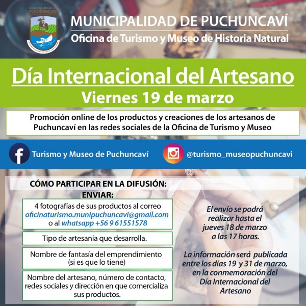 CONMEMORACIÓN DÍA INTERNACIONAL DEL ARTESANO/A