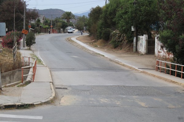CORTE DE TRÁNSITO CALLE SILVIA HERRERA DE PUCHUNCAVÍ