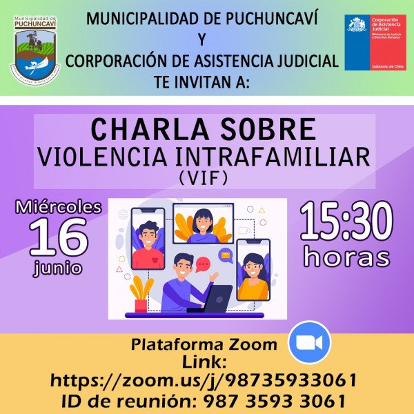 CHARLA SOBRE VIOLENCIA INTRAFAMILIAR