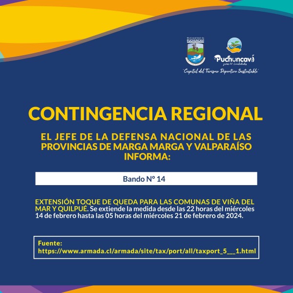 NUEVAS MEDIDAS CONTINGENCIA REGIONAL